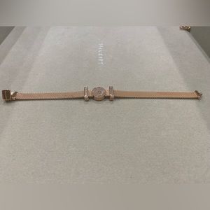 Pandora rose gold plated mesh bracelet